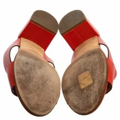 Hermes Cappucine Leather Ostia Slide Sandals Size 39.5 For Women 15 Hermes Cappucine Leather Ostia Slide Sandals Size 39.5 For Women -Deals Hermes Store luxury women hermes used shoes p350334 005
