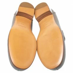 Hermes Tan Green Leather Kelly Loafers Size 36.5 For Women -Deals Hermes Store luxury women hermes used shoes p351635 006