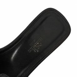 Hermes Black Patent Leather Oran Flats Size 35 For Women -Deals Hermes Store luxury women hermes used shoes p355706 005