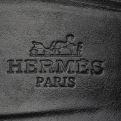 Hermes Black Leather Night Sandals Size 38 For Women -Deals Hermes Store luxury women hermes used shoes p35850 007