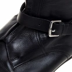 Hermes Black Leather Knee Length Boots Size 37 For Women -Deals Hermes Store luxury women hermes used shoes p361091 003