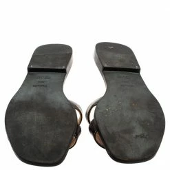 Hermes Black Leather Oran Slide Sandals Size 38.5 For Women 15 Hermes Black Leather Oran Slide Sandals Size 38.5 For Women -Deals Hermes Store luxury women hermes used shoes p362271 003