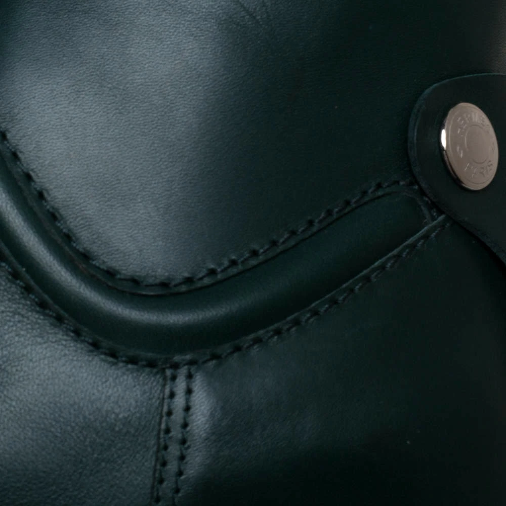 Hermes Green Leather Jumping Horse Boots Size 39 For Women 11 Hermes Green Leather Jumping Horse Boots Size 39 For Women - Image 9