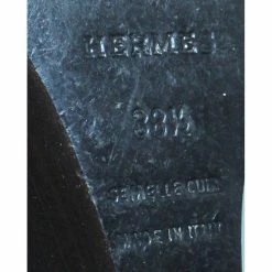 Hermes Brown Leather Wedge Sandals Size 38.5 For Women -Deals Hermes Store luxury women hermes used shoes p397256 001