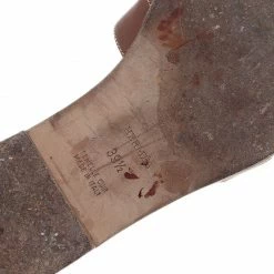 Hermes Brown Leather Oran Sandals Size 39.5 For Women -Deals Hermes Store luxury women hermes used shoes p40646 011