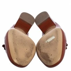 Hermes Hermés Brown Leather Tuileries Fringe Mules Size 35 For Women 15 Hermes Hermés Brown Leather Tuileries Fringe Mules Size 35 For Women -Deals Hermes Store luxury women hermes used shoes p411148 001