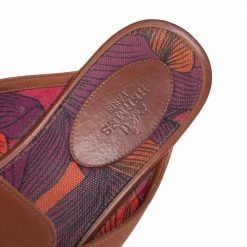 Hermes Brown Leather Palladium Plated Oz Mules Size 38.5 For Women -Deals Hermes Store luxury women hermes used shoes p411497 004