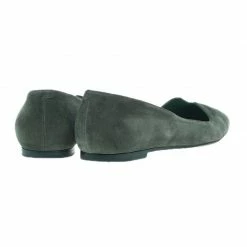 Hermes Olive Green Suede Ballet Flats Size 39 For Women -Deals Hermes Store luxury women hermes used shoes p41298 005