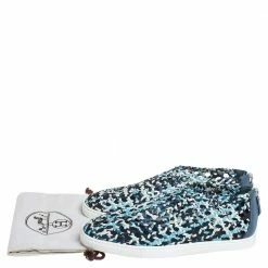 Hermes Multicolor Woven Fabric Oxygene Low Top Sneakers Size 36 For Women -Deals Hermes Store luxury women hermes used shoes p413497 009