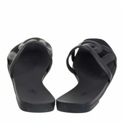Hermes Black Rubber Aloha Flat Slides Size 39 For Women 14 Hermes Black Rubber Aloha Flat Slides Size 39 For Women -Deals Hermes Store luxury women hermes used shoes p416454 007