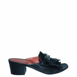 Hermes Black Leather Alma Sandals Size 39 For Women
