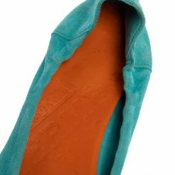 Hermes Blue Suede Ballet Flats Size 39 For Women -Deals Hermes Store luxury women hermes used shoes p437191 008