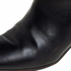 Hermes Black Leather Knee Length Boots Size 38 For Women -Deals Hermes Store luxury women hermes used shoes p441251 007