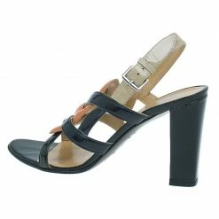 Hermes Tricolor Strappy Sandals Size 39 For Women -Deals Hermes Store luxury women hermes used shoes p44950 003