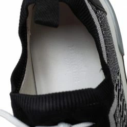 Hermes Black/White Suede And Knit Fabric Addict Sneakers Size 37 For Women -Deals Hermes Store luxury women hermes used shoes p473708 003