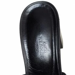 Hermes Black Leather Tandem Slide Sandals Size 37 For Women 16 Hermes Black Leather Tandem Slide Sandals Size 37 For Women -Deals Hermes Store luxury women hermes used shoes p473758 003