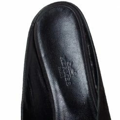 Hermes Hermès Black Suede Roxane Mule Sandals Size 38 For Women -Deals Hermes Store luxury women hermes used shoes p473763 003