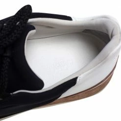 Hermes Hermés Navy Blue/White Fabric And Leather Miles Low Top Sneakers Size 40 For Women -Deals Hermes Store luxury women hermes used shoes p475123 005