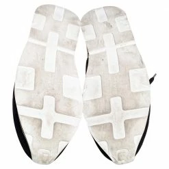 Hermes Hermés Navy Blue/White Fabric And Leather Miles Low Top Sneakers Size 40 For Women -Deals Hermes Store luxury women hermes used shoes p475123 007