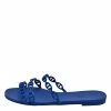 Hermes Blue Rubber D'ancre Chaine Rivage Flat Sandals EU 40 For Women -Deals Hermes Store luxury women hermes used shoes p483297 007