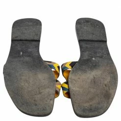 Hermes Multicolor Fabric Oran Flats Size 40 For Women 15 Hermes Multicolor Fabric Oran Flats Size 40 For Women -Deals Hermes Store luxury women hermes used shoes p491195 001