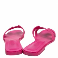 Hermes Pink Leather Oran Flats Size 38 For Women -Deals Hermes Store luxury women hermes used shoes p491595 004