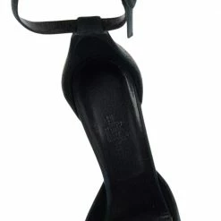 Hermes Blue Suede And Glitter Ankle Strap Sandals Size 38.5 For Women -Deals Hermes Store luxury women hermes used shoes p495017 006