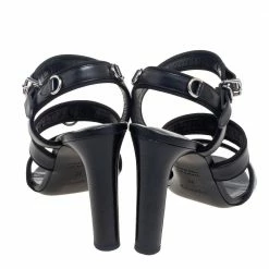 Hermes Black Leather Collier De Chien Sandals Size 39 For Women -Deals Hermes Store luxury women hermes used shoes p520776 007