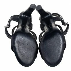 Hermes Black Leather Collier De Chien Sandals Size 39 For Women -Deals Hermes Store luxury women hermes used shoes p520776 008