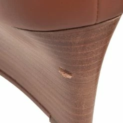 Hermes Brown Leather Legend Wedge Ankle Strap Sandals Size 36 For Women -Deals Hermes Store luxury women hermes used shoes p527585 008