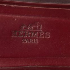 Hermes Burgundy Patent Leather Oran Sandals Size 38.5 For Women -Deals Hermes Store luxury women hermes used shoes p527711 005