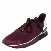 Hermes Hermès Burgundy Nylon And Leather Miles Low Top Sneakers Size 38 For Women -Deals Hermes Store luxury women hermes used shoes p532153 004