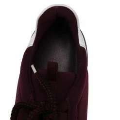 Hermes Hermès Burgundy Nylon And Leather Miles Low Top Sneakers Size 38 For Women -Deals Hermes Store luxury women hermes used shoes p532153 006