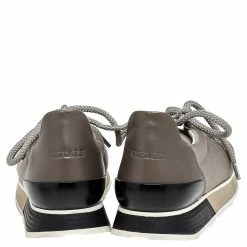 Hermes Multicolor Neoprene And Leather Miles Lace Up Sneakers Size 38 For Women -Deals Hermes Store luxury women hermes used shoes p533432 001