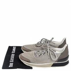 Hermes Multicolor Neoprene And Leather Miles Lace Up Sneakers Size 38 For Women -Deals Hermes Store luxury women hermes used shoes p533432 003