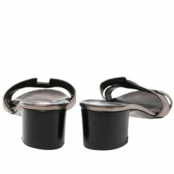 Hermes Metallic Bronze Leather Oasis Sandals Size 37.5 For Women -Deals Hermes Store luxury women hermes used shoes p534016 002