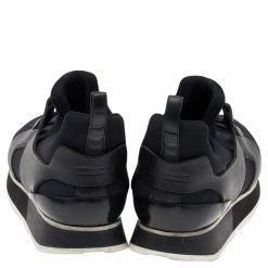 Hermes Black Leather And Neoprene Player Low Top Sneakers Size 40 For Women -Deals Hermes Store luxury women hermes used shoes p558363 003