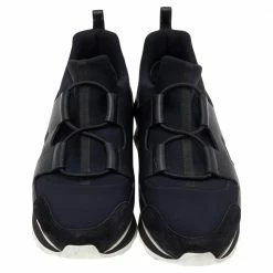 Hermes Black Leather And Neoprene Player Low Top Sneakers Size 40 For Women -Deals Hermes Store luxury women hermes used shoes p558363 006