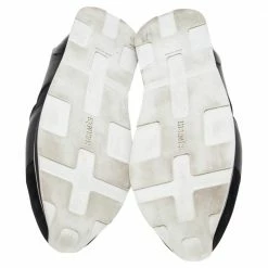 Hermes Black Leather And Neoprene Player Low Top Sneakers Size 40 For Women -Deals Hermes Store luxury women hermes used shoes p558363 009