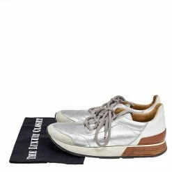 Hermes Hermès Multicolor Leather And Suede Miles Low Top Sneakers Size 37 For Women -Deals Hermes Store luxury women hermes used shoes p562382 001