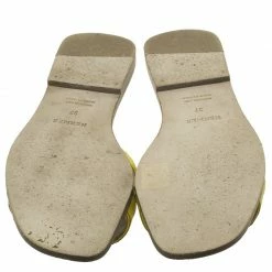 Hermes Yellow Croc Embossed Oran Box Sandals Size 37 For Women -Deals Hermes Store luxury women hermes used shoes p56782 007