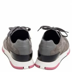 Hermes Grey Suede Trial Low-Top Sneakers Size 38 For Women 14 Hermes Grey Suede Trial Low-Top Sneakers Size 38 For Women -Deals Hermes Store luxury women hermes used shoes p574321 006