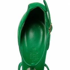 Hermes Hermès Green Suede Crystals Embellished T-Strap Open-Toe Sandals Size 38.5 For Women 16 Hermes Hermès Green Suede Crystals Embellished T-Strap Open-Toe Sandals Size 38.5 For Women -Deals Hermes Store luxury women hermes used shoes p578755 001