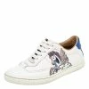 Hermes Hermés White Pégase Pop Print Leather Quicker Low Top Sneakers Size 36 For Women -Deals Hermes Store luxury women hermes used shoes p579507 005