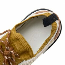 Hermes Multicolor Knit Fabric And Leather Addict Sneakers Size 39 For Women -Deals Hermes Store luxury women hermes used shoes p579526 005