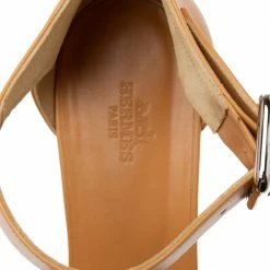 Hermes Hermés Light Orange Leather Ilana Espadrille Wedge Sandals Size 40 For Women 16 Hermes Hermés Light Orange Leather Ilana Espadrille Wedge Sandals Size 40 For Women -Deals Hermes Store luxury women hermes used shoes p584838 006