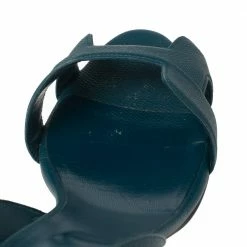 Hermes Teal Blue Leather Night Slingback Sandals Size 40 For Women -Deals Hermes Store luxury women hermes used shoes p589129 008