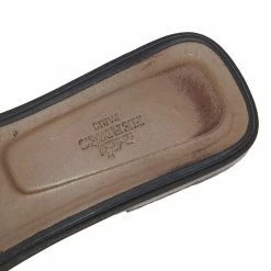 Hermes Black Leather Oran Sandals Size 41 For Women -Deals Hermes Store luxury women hermes used shoes p598739 007
