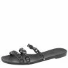 Hermes Black Rubber Chaine D'Ancre Rivage Slide Sandals Size 40 For Women -Deals Hermes Store luxury women hermes used shoes p598760 1645592727 003