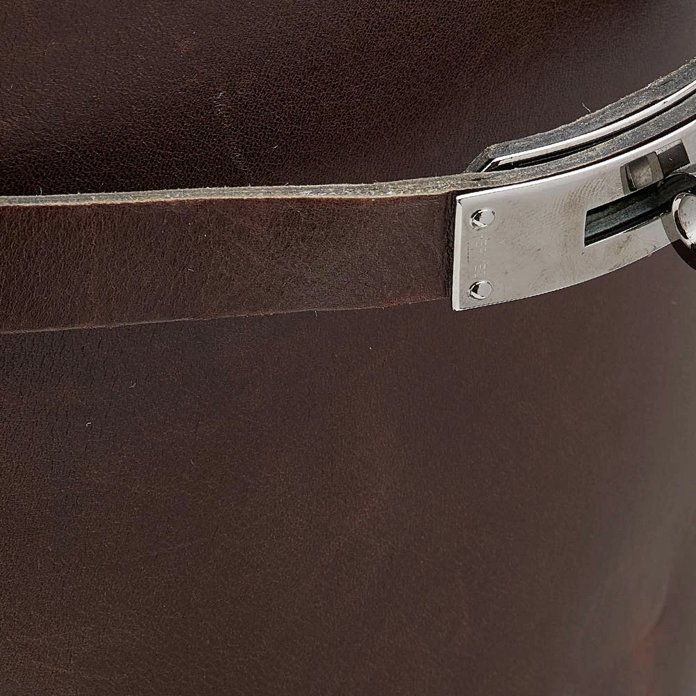 Hermes Brown Leather Kelly Knee Length Boots Size 38 For Women 8 Hermes Brown Leather Kelly Knee Length Boots Size 38 For Women - Image 6